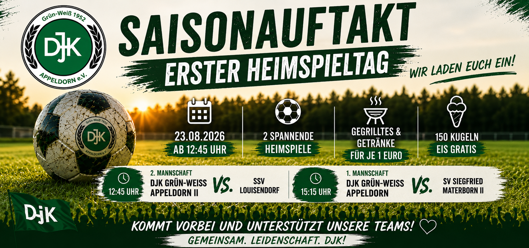 Saisonauftakt bei der DJK Appeldorn